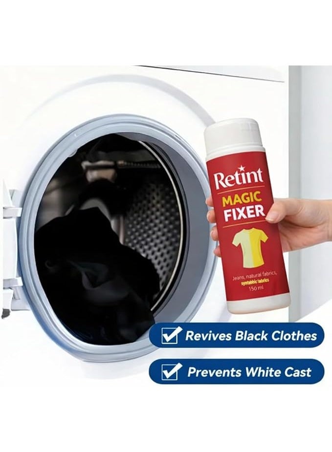 Retint Magic Fixer – Fabric Color Restorer & Texture Renewer – Liquid Color Reviver for Faded Clothes – Restores Original Vibrancy & Softness – Safe for All Fabrics – Easy Soak Application – 150ml - Image 4